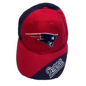 Vintage NFL Team Apparel New England Patriots Adjustable Cap Hat Red Blue